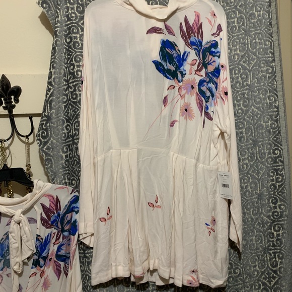 XS Free People Gemma Dress/Tunic in Ivory - Picture 5 of 7